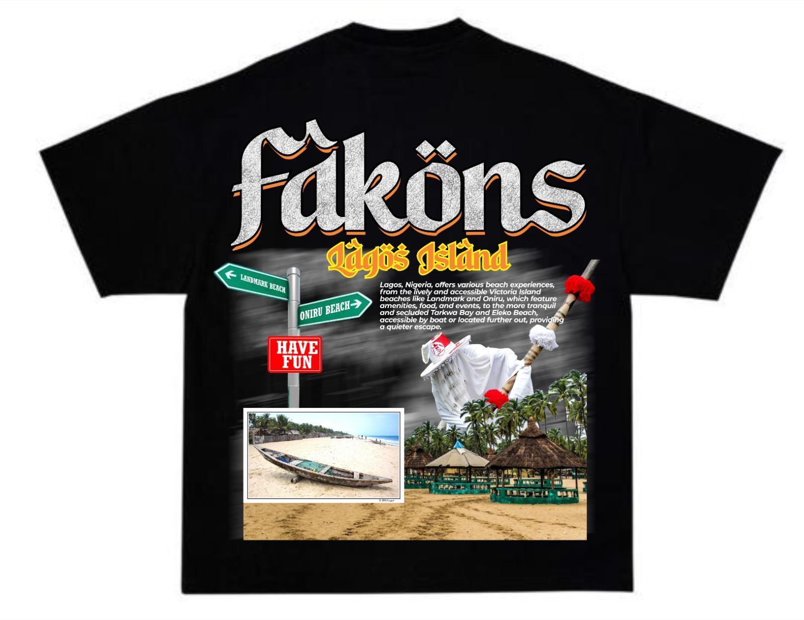 Lagos Island graphic T-shirt