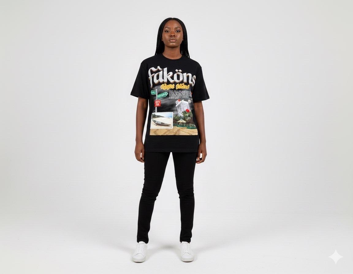 Lagos Island graphic T-shirt