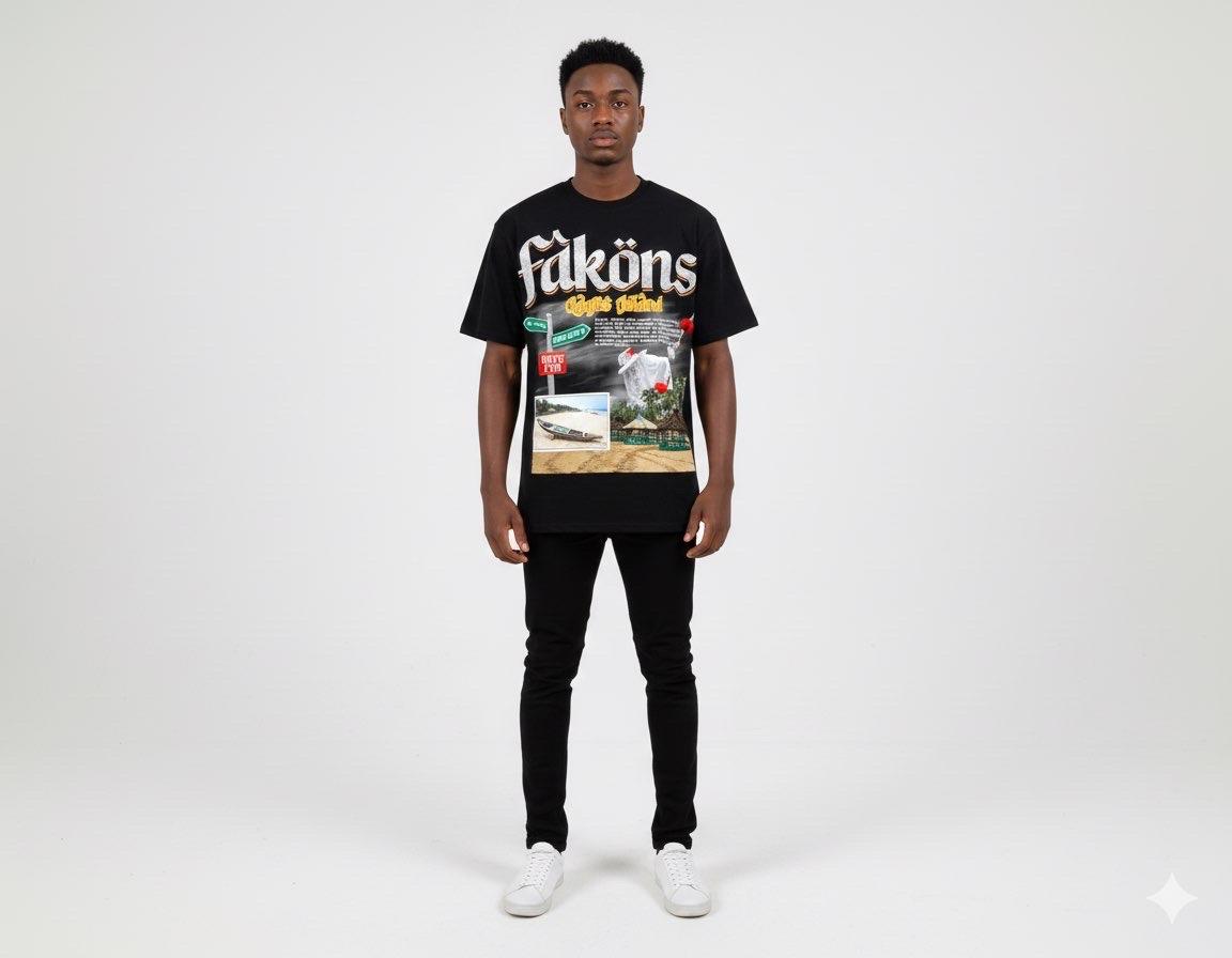 Lagos Island graphic T-shirt