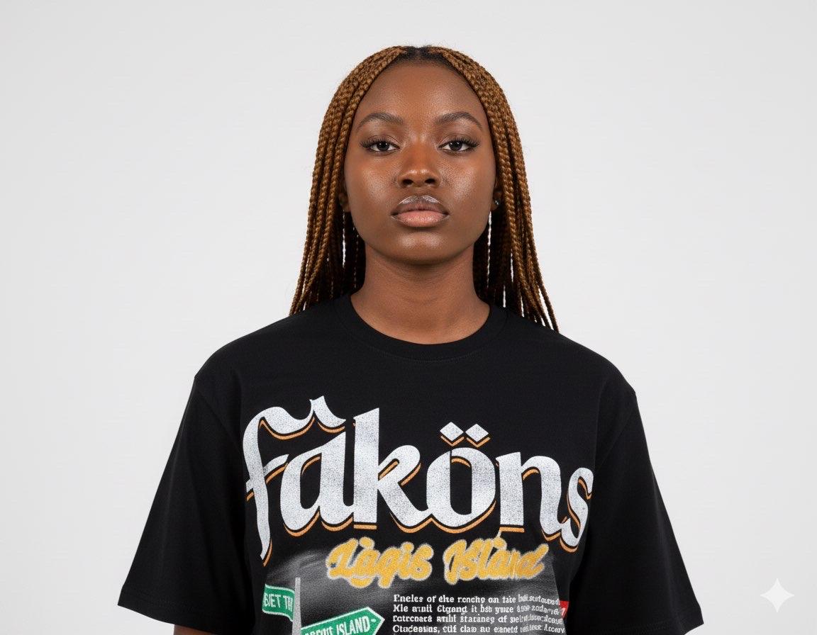 Lagos Island graphic T-shirt